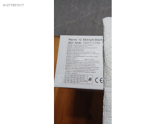 İkinci El ve Sıfır Alışveriş / Cep Telefonu & Aksesuar / Cep Telefonu / Xiaomi / Redmi 12