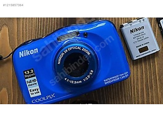 Nikon Coolpix S33 Kompakt Dijital Foto raf Makinesi sahibinden da 1215857364