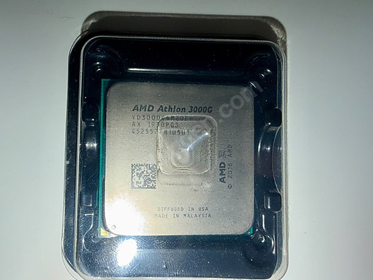 AMD ATHLON 3000G 3.5 Ghz AM4 5 MB Cache 35 W TRAY sahibinden.comda