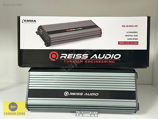 Amfi / RS-Q450.4D REİSS AUDIO 450X4 OTO AMFİ KANAL BAŞI 450 RMS
