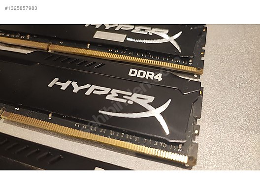 HyperX Fury DDR4 2666mhz CL15 4x8 32 GB ram sahibinden.comda