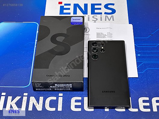 Resim Samsung S22 Ultra İkinci El TR | 128 GB | Siyah 