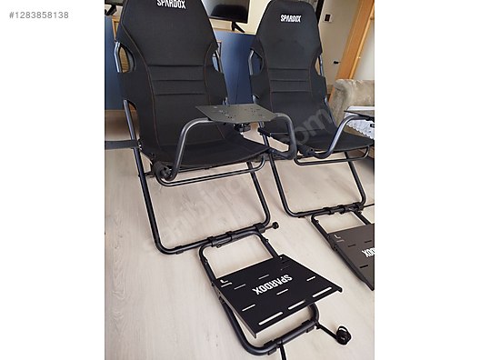 Spardox Siyah - Gri Oyuncu Koltuğu