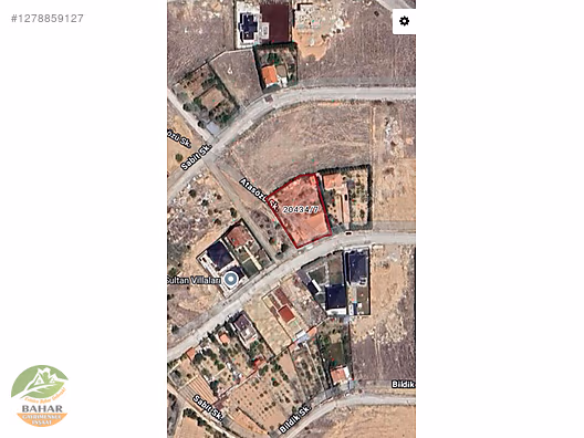 BAHAR'DAN 1590 M2 SÜPER KONUM VİLLA ARSASI #1278859127