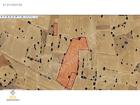 İFA'DAN AKÖREN HACILAR MAHALLESİNDE MÜSTAKİL TAPULU TARLA #1241859199