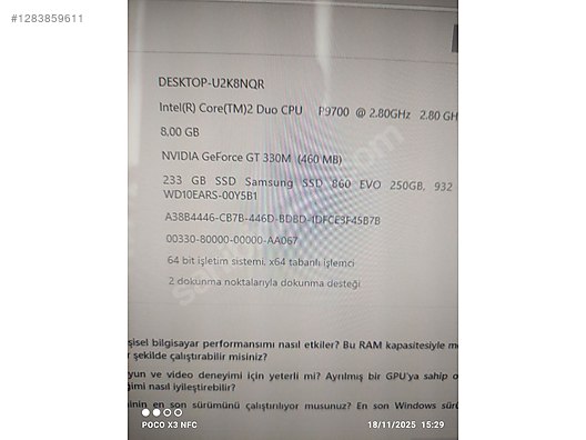 İkinci El ve Sıfır Alışveriş / Bilgisayar / Monitör / LED & LCD Monitör