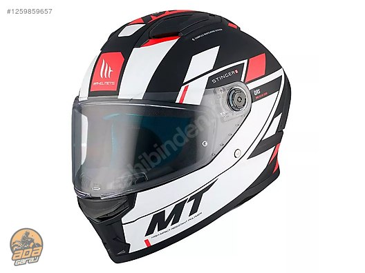 開封12枚 SH-A2-SV、SH-P4-SV MT Helmets STINGER 2 ZIVZE B5 Mat - Kapalı Kasklar Uygun