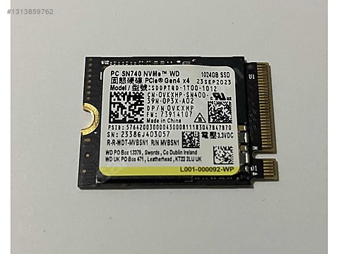 内蔵型SSD WD PC SN740 NVMe SSD 1024GB WD PC SN740 NVMe SSD 1024GB 【公式通販】