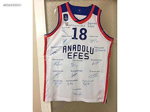 Anadolu Efes Imzali Forma Koleksiyonluk Imzali Urunler Sahibinden Com Da 956859951