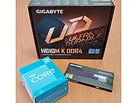 intel i3 12100F işlemci/16gb ddr4 ram/h610m k ddr4 anakart Sıfır #1283859961