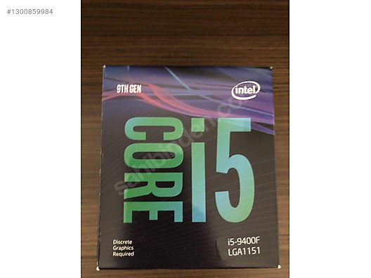 İntel i5 9400F işlemci Kutulu on sahibinden.com - 1300859984