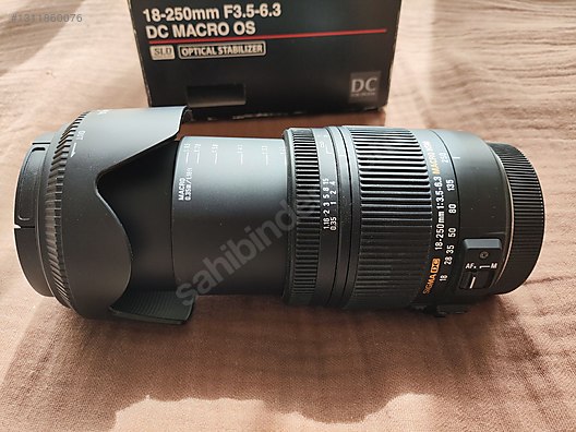 Lensler / Sigma 18-250 mm F3.5-6.3 DC Macro OS Canon uyumlu