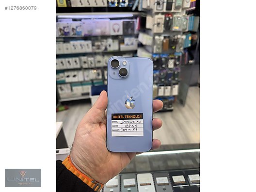 Resim Apple iPhone 14 İkinci El TR | 128 GB | Mavi İkinci El İPHONE 14 128 GB HATASIZ TAKAS+TAKSİT