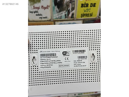 ZTE ZXHN H298A fiber modem sahibinden.comda - 1327860146