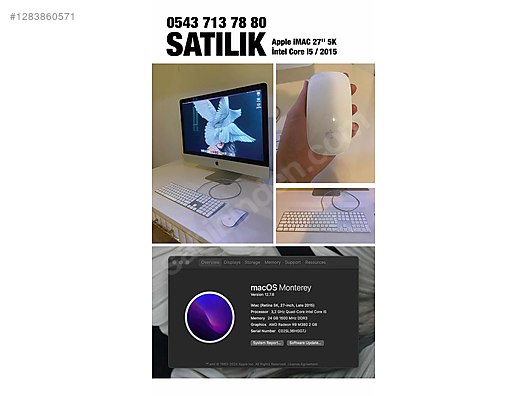 İkinci El ve Sıfır Alışveriş / Bilgisayar / Masaüstü / Modeller / Apple