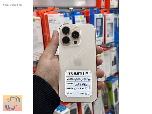 Resim Apple iPhone 16 Pro İkinci El YD | 128 GB | Çöl Titanyum 