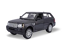 1:18 Burago 2006 Range Rover Sport black, Lider Model'den #1283860969