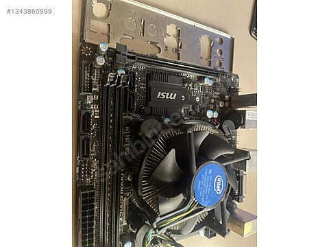 MSI H110I PRO Mini-ITX Anakart + Intel i3 7. Nesil İşlemci + Fan