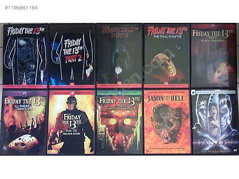 Friday the 13th シリーズ DVD 11本セット 13. Cuma Serisi - şok fiyata - Yabancı DVD Filmler sahibinden.com