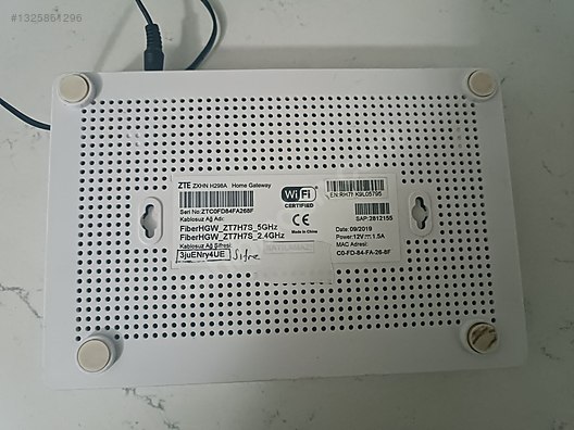 ZTE ZXHN H298A FİBER MODEM on sahibinden.com - 1325861296