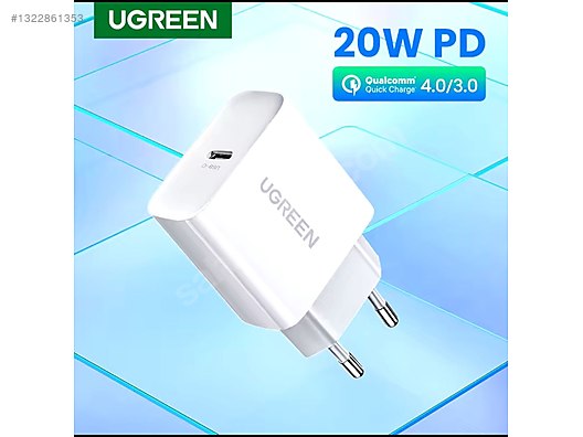 Sıfır) UGREEN 20W PD Q.C 3.0 Hızlı Şarj Cihazı sahibinden.comda