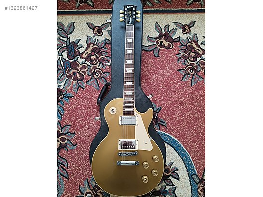 Les Paul タイプ Goldtop コピー品 gibson les paul ''Geleneksel'' goldtop +orjinal hardcase on