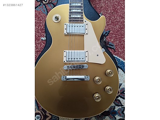 gibson les paul ''Geleneksel'' goldtop +orjinal hardcase on