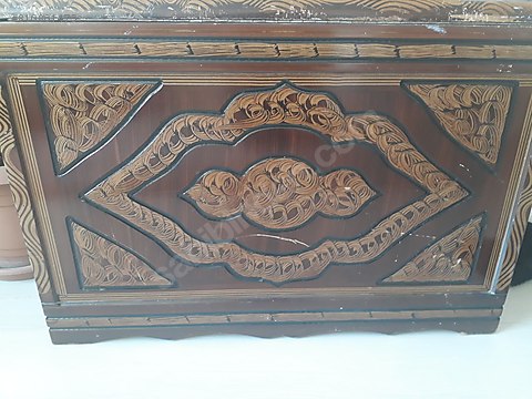 Woodha Mobilya Bodrum Masif Sandik 140 X 60 X 65 Cm Pera Bulvari
