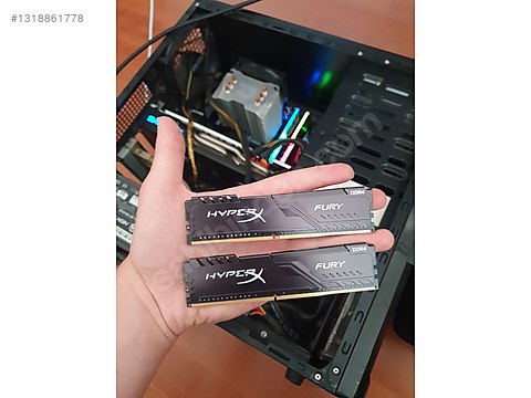 8x2 16gb ddr4 Kingston Hyperx Fury 3600mhz cl 17 sahibinden.comda