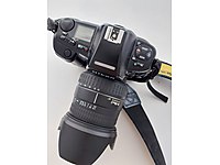 Nikon F90X+MB-10+Sigma 28-200 mm f:3.5 lens+Nikon SB 28 Flash