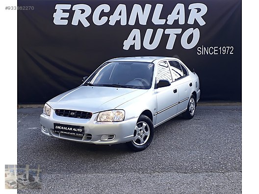 hyundai accent 1 3 lx allegro ercanlar auto dan 2001 hyundai accent allegro 86 bg orjinal at sahibinden com 933862270