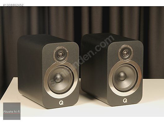 Q Acoustics 3030i Carbon Black - İkinci El Q Acoustics Raf Tipi