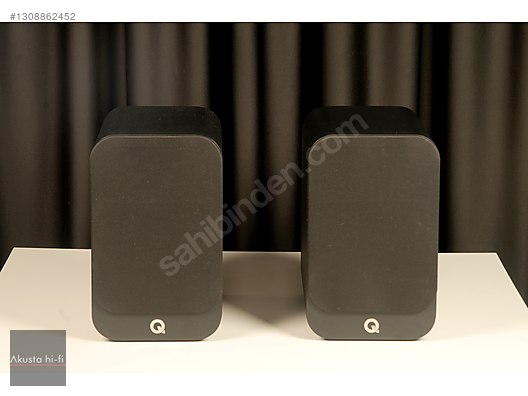 Q Acoustics 3030i Carbon Black - İkinci El Q Acoustics Raf Tipi
