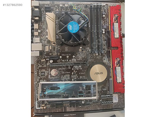 i7 6700 - ASUS Z170-K - GSKILL 2X4 8GB 2666MHZ DDR4 Ram sahibinden