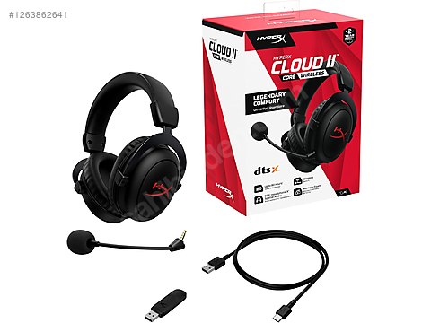 Kulaklık Hyperx Cloud Mediamarkt HYPERX Cloud II Core Kablosuz