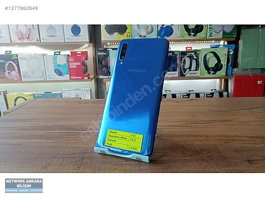 Resim Samsung A50 İkinci El TR | 64 GB | Mavi İkinci El A50 MAVİ 64 GB - 6 GB RAM - YURTİÇİ