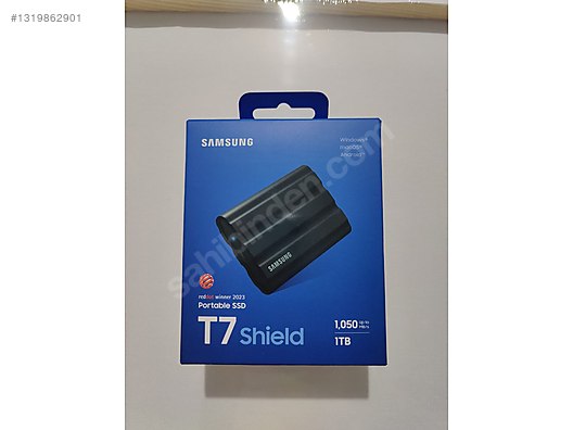 Samsung Taşınabilir SSD T7 Shield 1 TB Siyah sahibinden.comda