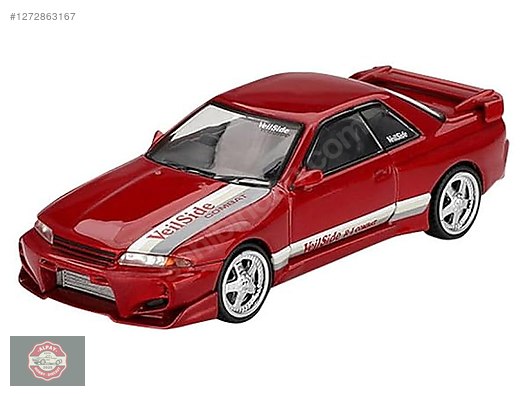 Nissan Skyline GT-R R32 Veilside Combat Gem Red Mini GT 1/64 on