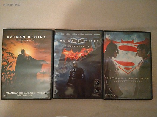 3 dvd batman begins the dark knight batman v superman at sahibinden com 909863657 3 dvd batman begins the dark knight batman v superman at sahibinden com 909863657
