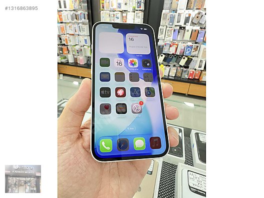Apple / iPhone 13 / İPHONE 13 256 GB BEYAZ DEĞİŞENSİZ PİL%76 APPLE