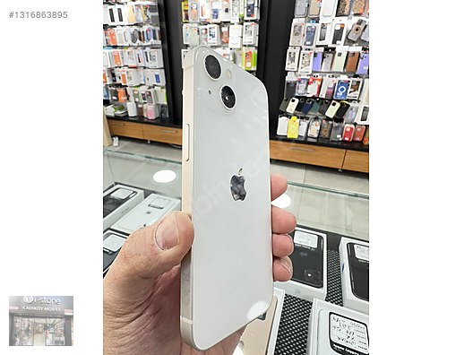 Apple / iPhone 13 / İPHONE 13 256 GB BEYAZ DEĞİŞENSİZ PİL%76 APPLE