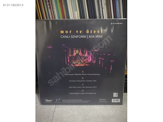 Mor ve Ötesi Canlı Senfonik Aya İrini Albümü (ıslak imzalı