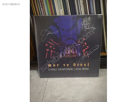 Mor ve Ötesi Canlı Senfonik Aya İrini Albümü (ıslak imzalı