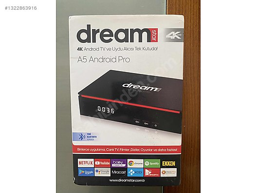 Dreamstar A5 Pro 4K Android Tv sahibinden.comda - 1322863916