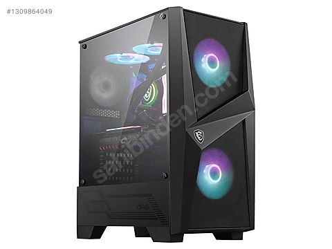 Rb65 Computer MSI MAG FORGE 100 RB65 TEMPERLI CAM 650W BRONZ 2x12CM ARGB FANLI ...