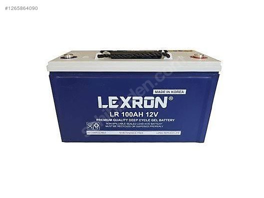 Güneş Enerjisi Sistemi - Lexron Jel Akü 100Ah 12V (SIKINTISIZ)