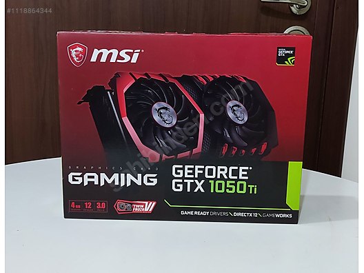 MSI Gaming 1050 Ti at sahibinden 1118864344