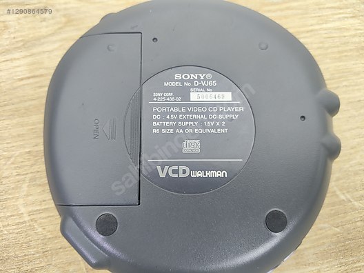 SONY D-VJ65 Portable VİDEO CD PLAYER Walkman sahibinden.comda