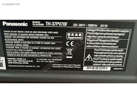 Panasonic Viera Plazma TV 94ekran(37 inch) - İkinci El Panasonic