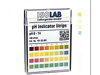 ISOLAB pH 0-14 Universal pH Gösterge Şeritleri (100 Adet)